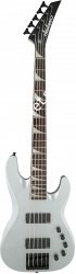 JACKSON X Series Signature David Ellefson Concert™ Bass CBX V, Dark Rosewood Fingerboard, Quicksilver Бас-гитара, серия Artist - фото 63692