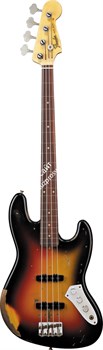 Fender Custom Shop Jaco Pastorius Tribute Jazz Bass, Rosewood Fingerboard, 3-Color Sunburst Бас-гитара - фото 63959