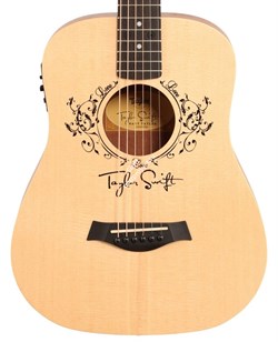 TAYLOR TS-BTe Taylor Swift, Baby Taylor, гитара электроакустическая, форма корпуса трэвл, мягкий чехол - фото 64355