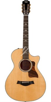 TAYLOR 612ce 12-Fret 600 Series, гитара электроакустическая, форма корпуса Grand Concert, кейс - фото 64589