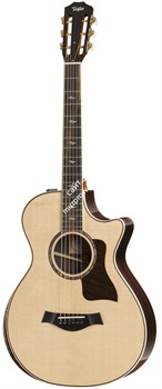 TAYLOR 812ce 12-Fret DLX 800 Series DLX, гитара электроакустическая, форма корпуса Grand Concert, кейс - фото 64681