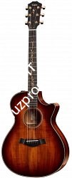 TAYLOR K22ce Koa Series, гитара электроакустическая, форма корпуса Grand Concert, кейс - фото 64723