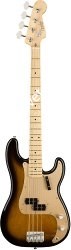 Fender American Original '50s Precision Bass®, Maple Fingerboard, 2-Color Sunburst Бас-гитара с кейсом, цвет 2х цветный санберст - фото 64772