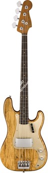 FENDER 2018 ARTISAN SPALTED MAPLE POSTMODERN BASS Бас-гитара с кейсом, цвет натуральный фигурный клен - фото 64891