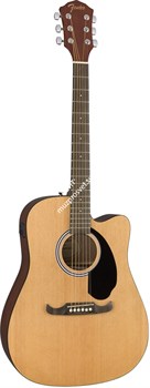 FENDER FA-125CE Dreadnought Natural электроакустическая гитара, дредноут, цвет натуральный - фото 65098
