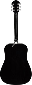 FENDER FA-125 Dreadnought w/bag, BLK акустическая гитара с чехлом, цвет черный - фото 65185