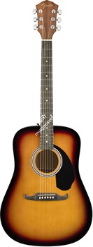 FENDER FA-125 Dreadnought w/bag, SB акустическая гитара с чехлом, цвет санберст - фото 65187