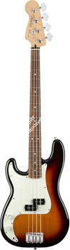 FENDER PLAYER P BASS LH PF 3TSB Бас-гитара левосторонняя, цвет санберст - фото 65265
