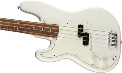 FENDER PLAYER P BASS LH PF PWT Бас-гитара левосторонняя, цвет белый - фото 65275
