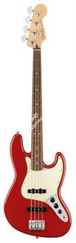 FENDER PLAYER JAZZ BASS PF SRD Бас-гитара, цвет красный - фото 65320