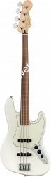 FENDER PLAYER JAZZ BASS FL PF PWT Бас-гитара безладовая, цвет белый - фото 65358