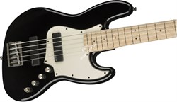 Squier Contemporary Active Jazz Bass® V HH, Maple Fingerboard, Black бас-гитара 5-и струнная с активными звукоснимателями НН, цв - фото 65461