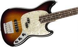 FENDER AMERICAN PERFORMER MUSTANG BASS®, RW, 3-COLOR SUNBURST 4-струнная бас-гитара, цвет санбёрст, в комплекте чехол - фото 65705
