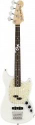 FENDER AMERICAN PERFORMER MUSTANG BASS®, RW, ARCTIC WHITE 4-струнная бас-гитара, цвет белый, в комплекте чехол - фото 65723