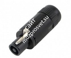SWITCHCRAFT HPCC4F кабельный разъем SPEAKON: 4-контактный, прямой, чёрный. - фото 65826