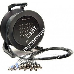KLOTZ C16/4M40 мультикор на катушке, 16 входов XLR, 4 выхода XLR, разъемы Amphenol, длина 40 m - фото 65922