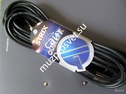 QUIK LOK MX779-9 готовый микрофонный кабель, 9 метров, разъемы XLR/M - Mono Jack 1/4, цвет черный - фото 65990