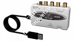 BEHRINGER UFO202 внешний USB интерфейс с предусилителем для виниловых проигрывателей - фото 66104