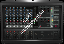 BEHRINGER PMP580S активный микшер 2х250 Вт, 6 моновходов, 2 стерео входа, процессор эффектов, вход USB-приемника радиосистем - фото 66134