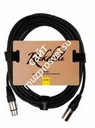 ROCKDALE MC001.20 Микрофонный кабель с разъёмами XLR для балансных соединений, OFC, 84х0,1+2х(28х0,1), длина 6,5 м - фото 66214