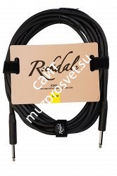 ROCKDALE IC002.20 Гитарный кабель с разъёмами TS моно для небалансных соединений, OFC, 64x0,12+20x0,12, длина 6,5 м - фото 66216