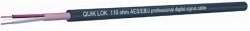 QUIK LOK CM825 BK бюджетный цифровой кабель DMX, 120 Ом, структура 2x0.25 мм, бухта (цена за метр) - фото 66263