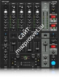 BEHRINGER PRO MIXER DJX750 микшер для DJ, 5 каналов, процессор эффектов, счетчик BPM - фото 66278