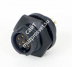 SWITCHCRAFT EN3P10F26X панельный разъем EN-3, папа, 10 пин, 26 AWG, RoHS и IP68 NEMA 250 (6P) серт. - фото 66369