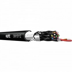 KLOTZ OW15Y24 цифровой кабель OmniWIRE - AES/EBU Multicore Cable - 24 x 19 х 0,1 мм, оболочка ПВХ, чёрн. - фото 66450