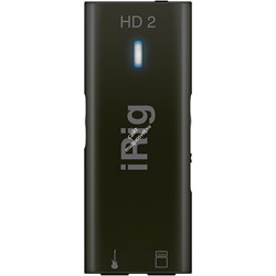 IK MULTIMEDIA iRig HD 2 компактный аудио интерфейс для гитары/баса с подключением к iOS и Mac - фото 66487