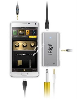 IK MULTIMEDIA iRig UA компактный аудио интерфейс и процессор эффектов для гитары/баса, поддержка Android, PC и Mac - фото 66493