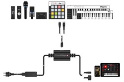 IK MULTIMEDIA iRig PowerBridge универсальное подзарядное устройство для iPhone, iPad, iPod при работе с iRig - фото 66497
