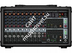 BEHRINGER PMP2000D микшер-усилит, 2x500 Вт на 8 Ом (2 x 1000 Вт на 4 Ом),14 каналов - фото 66856