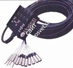 HORIZON S12X4-100 мультикор, 16 каналов, 12 входов XLR, 4 выхода на разъемах Jack, длина 30 метров - фото 66897