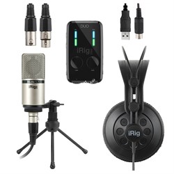 IK MULTIMEDIA iRig Pro Duo Studio Suite комплект из iRig Pro DUO, iRig Mic Studio XLR, iRig Headphone и программного обеспечения - фото 67009