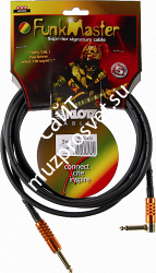 KLOTZ TM-R0600 готовый инструментальный кабель T.M. Stevens Funkmaster, длина 6м, моно Jack KLOTZ - моно Jack KLOTZ(угловой), ко - фото 67232