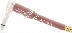 FENDER CUSTOM SHOP 10' ANGLE INSTRUMENT CABLE TWEED инструментальный кабель, 3 м, твидовая оболочка - фото 67300