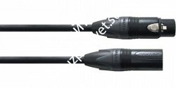 QUIK LOK MCR615-9 микрофонный кабель, 9 метров, разъемы XLR Male - Stereo Jack ( XLR/M - Jack Stereo), цвет черный - фото 67323