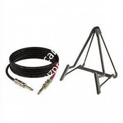 KLOTZ SMARTKIT Guitar Выгодный комплект: гитарная стойка K&M 17581 и кабель Klotz серии Pro Artist 5 метров с разъемами Switchcr - фото 67327