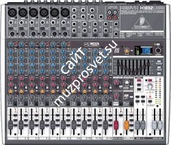 BEHRINGER X1832USB микшер, 6 моновходов с компрессорами, 4 стерео, 3 AUX-шины, 2 подгруппы, процессор эффектов, USB - фото 67334