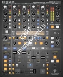 BEHRINGER DDM4000 цифровой DJ микшер пульт с сэмплером, 5 входных каналов, 4 секции эффектов, счетчики темпа, MIDI - фото 67381
