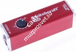 SWITCHCRAFT AudioStix 318 адаптер stereo mini jack на mono XLR male, регулятор громкости, заземление, сталь, красный - фото 67434