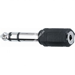 QUIK LOK AD21 адаптер для наушников 1 Female Stereo Mini Jack 3.5mm X 1 Male Stereo Jack - фото 67537