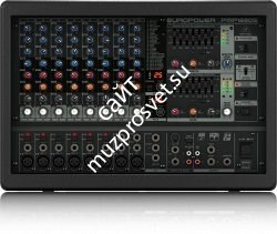 BEHRINGER EUROPOWER PMP1680S активный микшер, 1600 Вт, 10 каналов, двойной процессор эффектов, функция подавления обратной связи - фото 67682