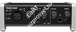 TASCAM US-1x2 USB аудио интерфейс, 2 входа, 2 выхода - фото 68209