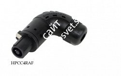 SWITCHCRAFT HPCC4RAF кабельный разъем SPEAKON: 4-контактный, угловой, чёрный. - фото 68275