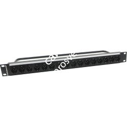 SWITCHCRAFT QGPK116MB 16-канальный патчбэй.Разъемы XLR Male (папа). - фото 68370