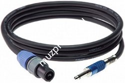 KLOTZ SC3-SP05SW готовый спикерный кабель LY225T, длина 5м, Neutrik Speakon, пластик - моно Jack KLOTZ, металл - фото 68492