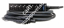 KLOTZ SLW080XE10 StraightLink SL компактный мультикор 8 входов, без выходов, разъемы Neutrik XLR F/Amphenol XLR M, корпус металл - фото 68519