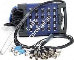 KLOTZ TL2U164X15 TrueLink EcoLine мультикор 16 входов, 4 выхода, разъемы Neutrik XLR F/Amphenol XLR M, корпус металл, длина 15 - фото 68522